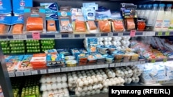 Один из продуктовых магазинов Керчи, 11 декабря 2023