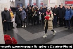 Панихида по погибшим в теракте в метро