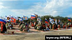 Могилы российских военных на кладбище «‎Кальфа» в Севастополе, архивное фото