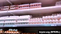 Один из продуктовых магазинов, Крым, 11 декабря 2023