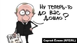 Политическая карикатура Сергея Елкина