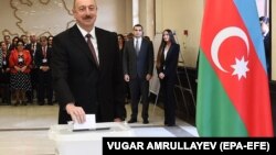 İ.Əliyev səs verir. 11 aprel 2018