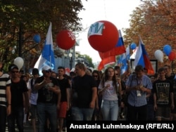 Митинг в Саратове