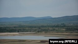 Тайганское водохранилище в Белогорском районе Крыма